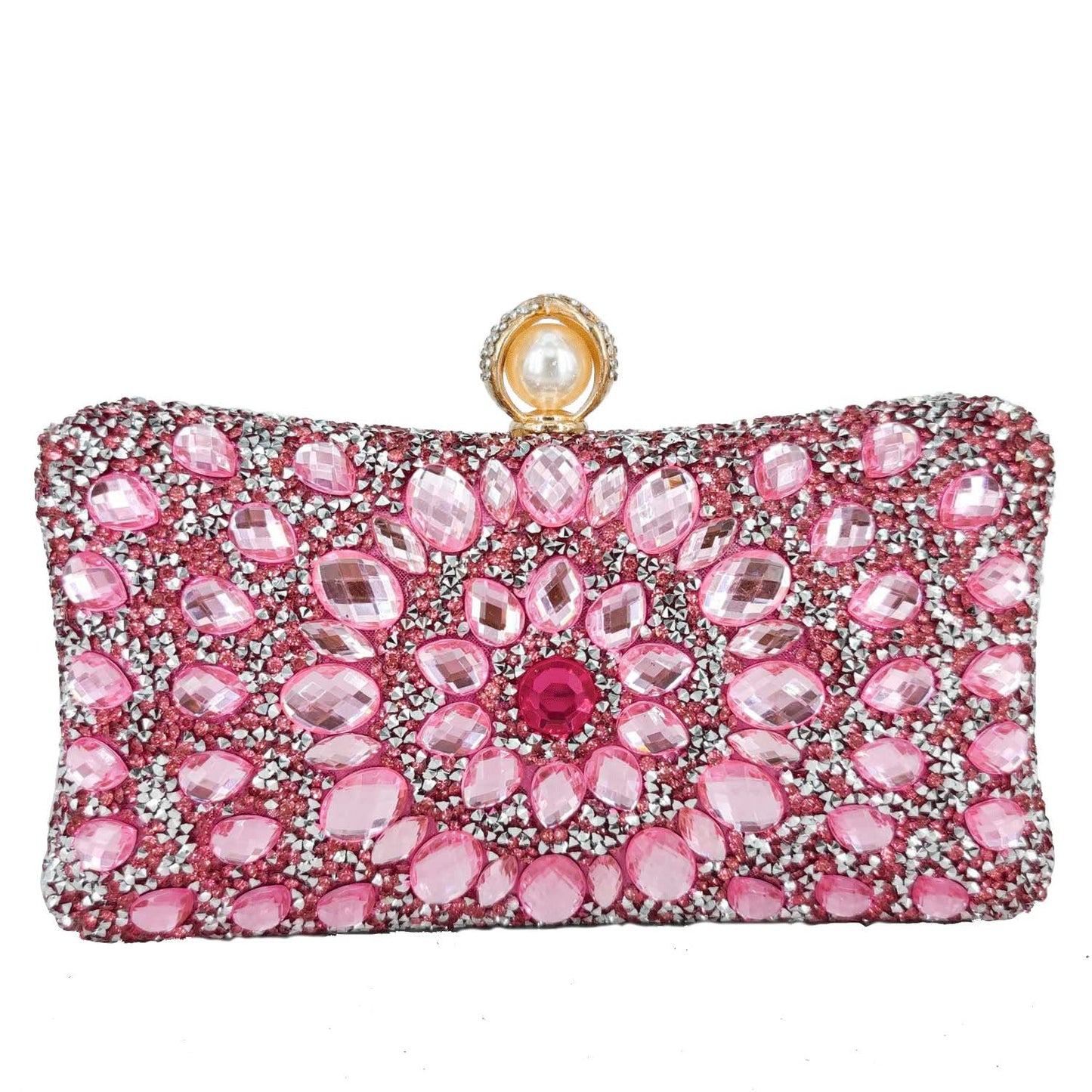 Women's Sunflower Fashion Banquet Clutch Dress Diamond Evening Bags