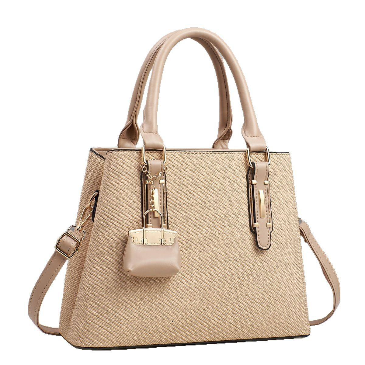 Women's Striped Change Large Capacity Fashion Portable Women's Shoulder Bag