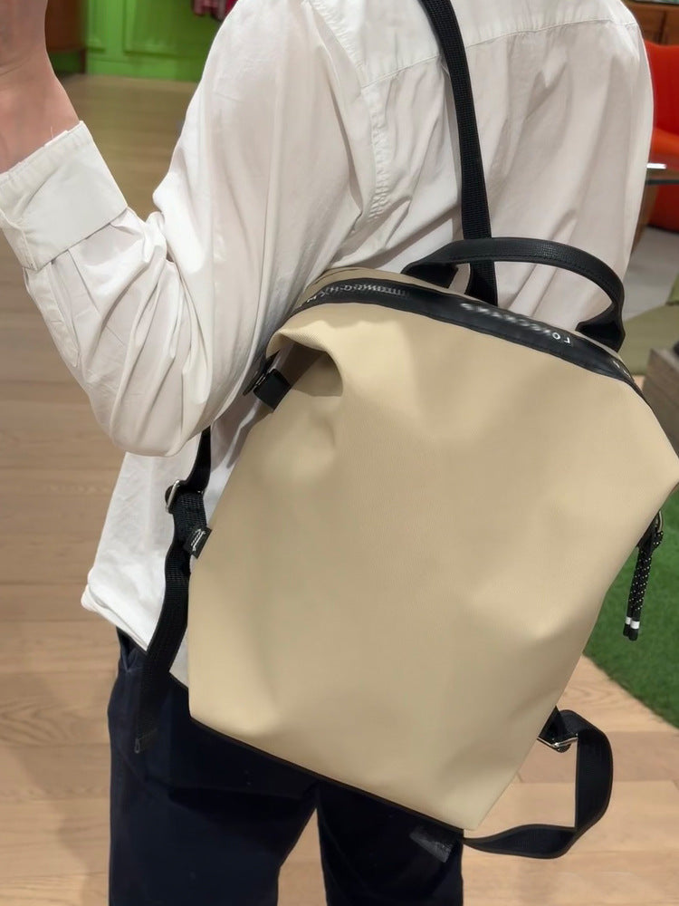 High Quality Dragon Inlaid Thickened Nylon Letter Waterproof Leisure Large Business Backpack