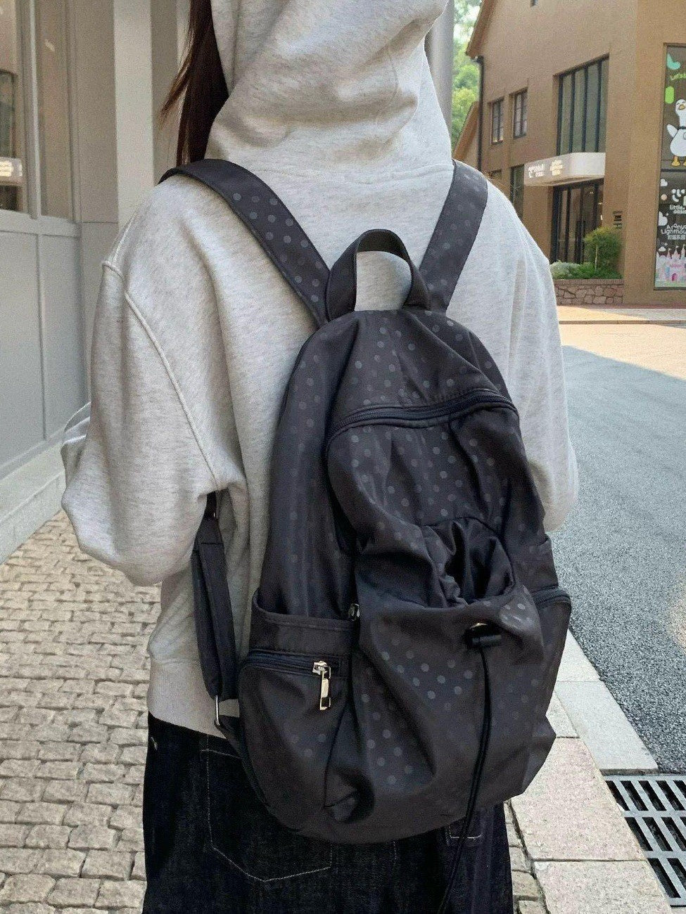 Trendy Women's Polka Dot College High Backpacks