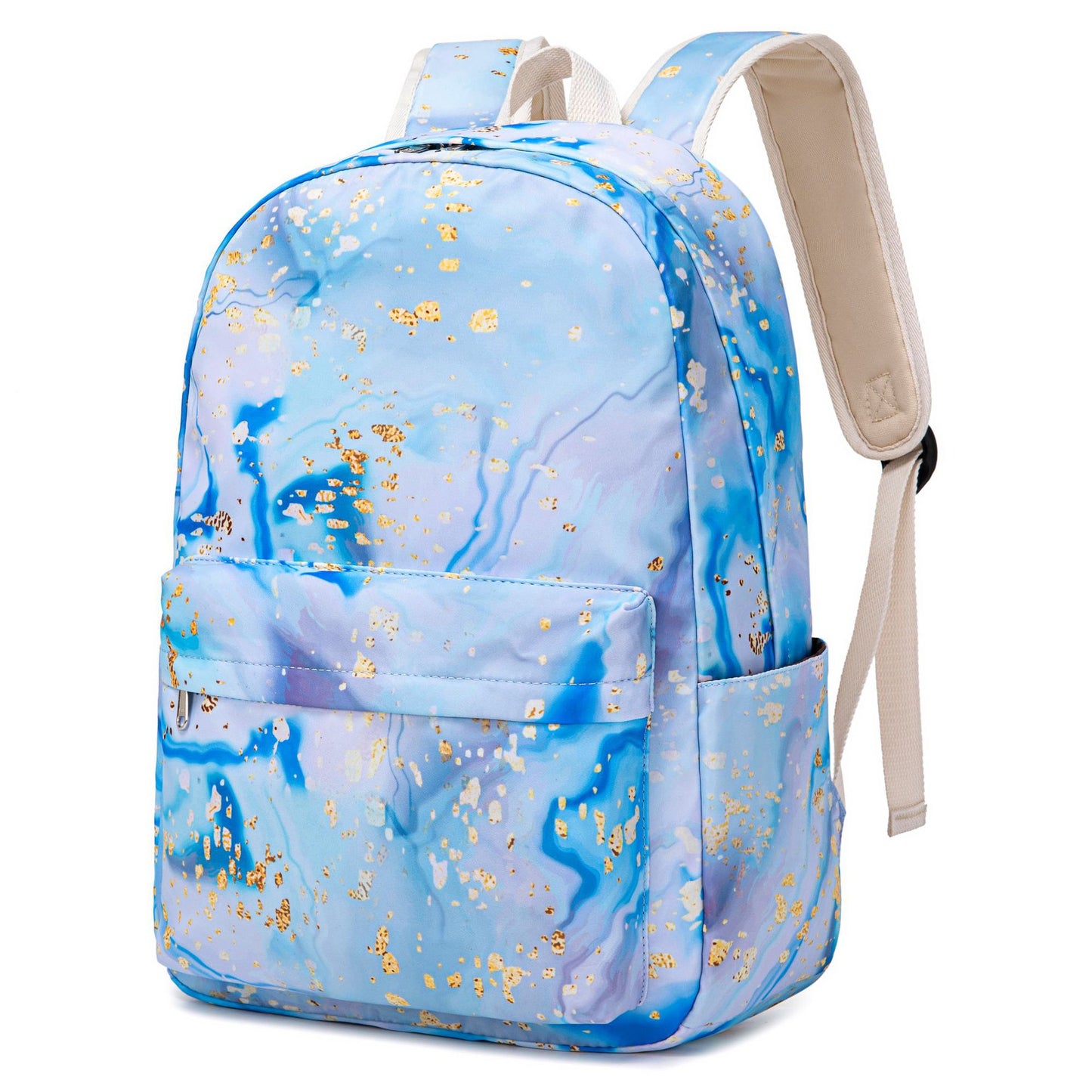 Women's Secondary Trendy Three-piece Waterproof Printed Backpacks