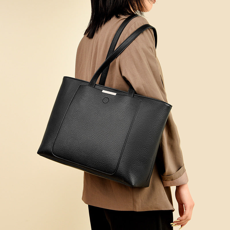 Women's Large Korean Fashionable Advanced Texture Commuter Women's Shoulder Bag