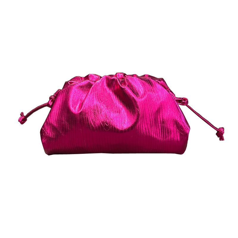 Women's Golden Cloud Large Size Woven Dumpling Women's Shoulder Bag