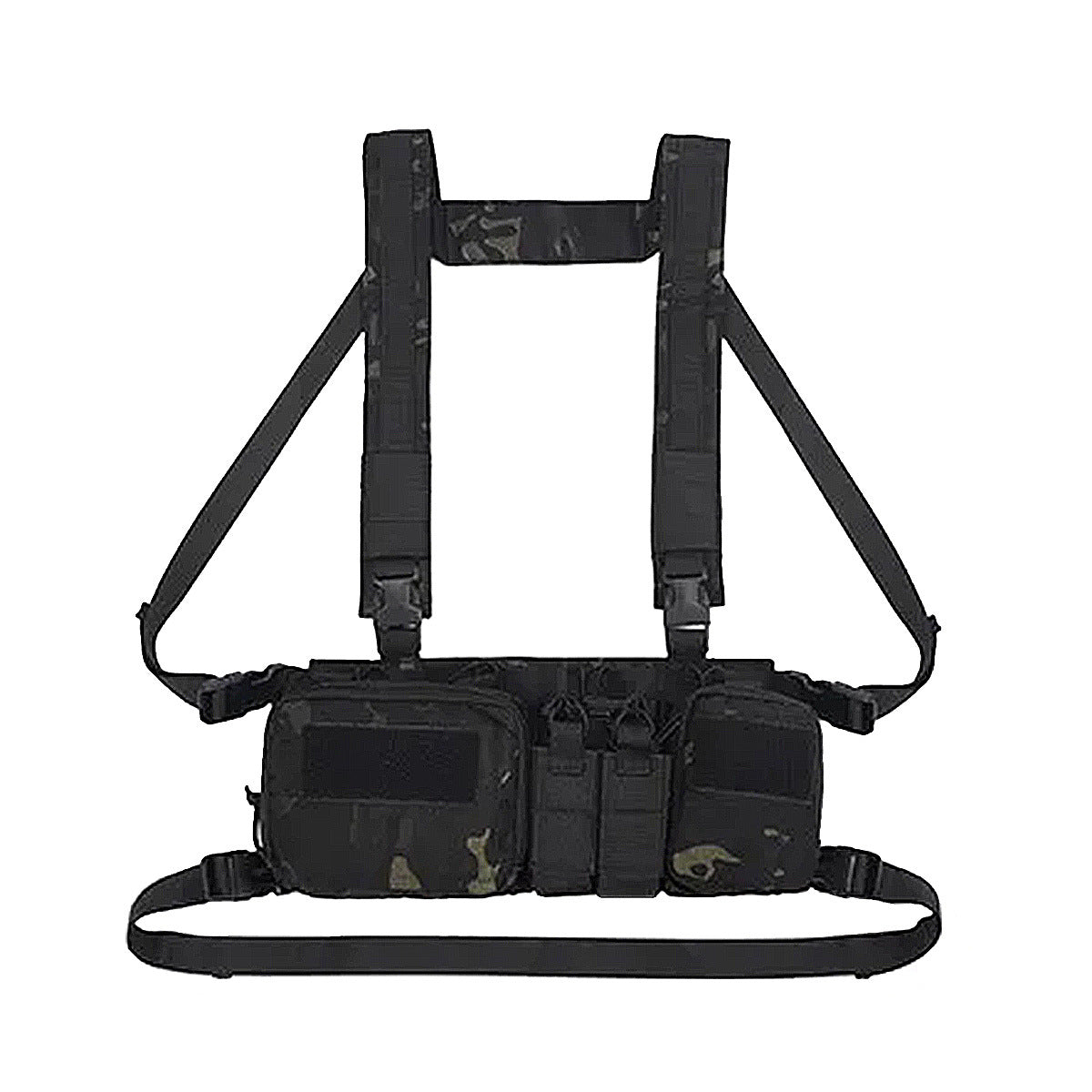 Fans Hanging Field Training Vest Multifunctional Strap Outdoor Camouflage, Military Fan Bag