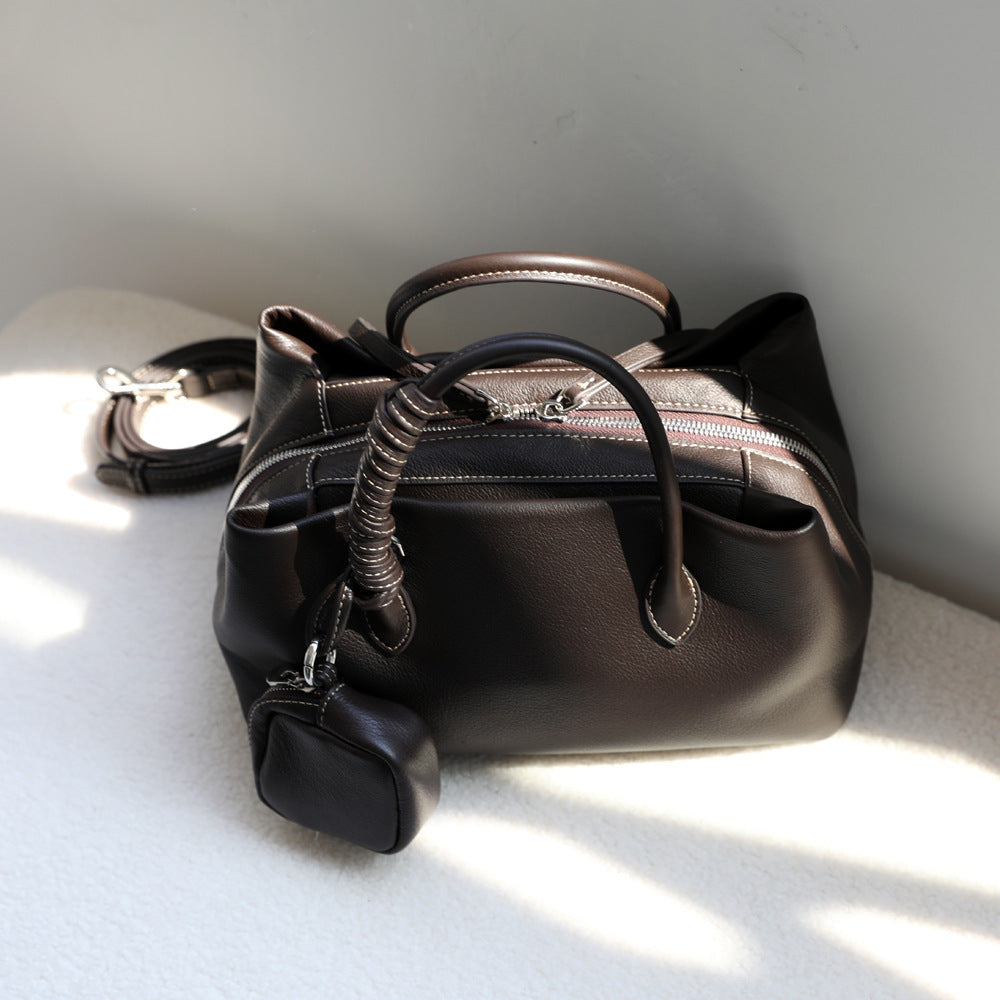 Idle Style High-grade First Layer Cowhide Bags