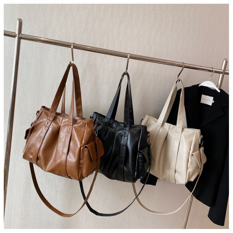 Women's Totes Daily Commuter Fashion Solid Color Women's Shoulder Bag