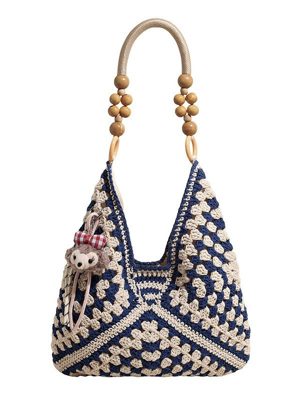 Large Capacity Woven Summer Fashion Straw Leisure Women's Shoulder Bag