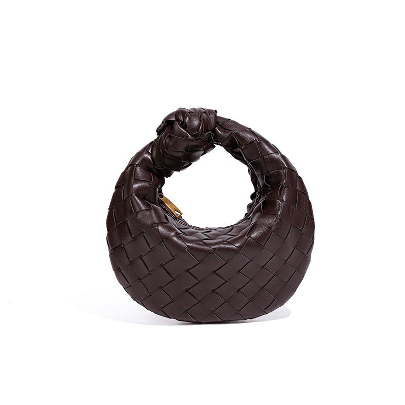 Women's Frosted Hand-held Dumpling Trendy Croissant Knotted Women's Clutch