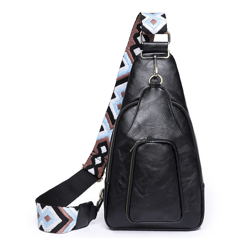 Women's Fashion Boys All Match Retro Style Women's Chest Bag, Fanny Pack