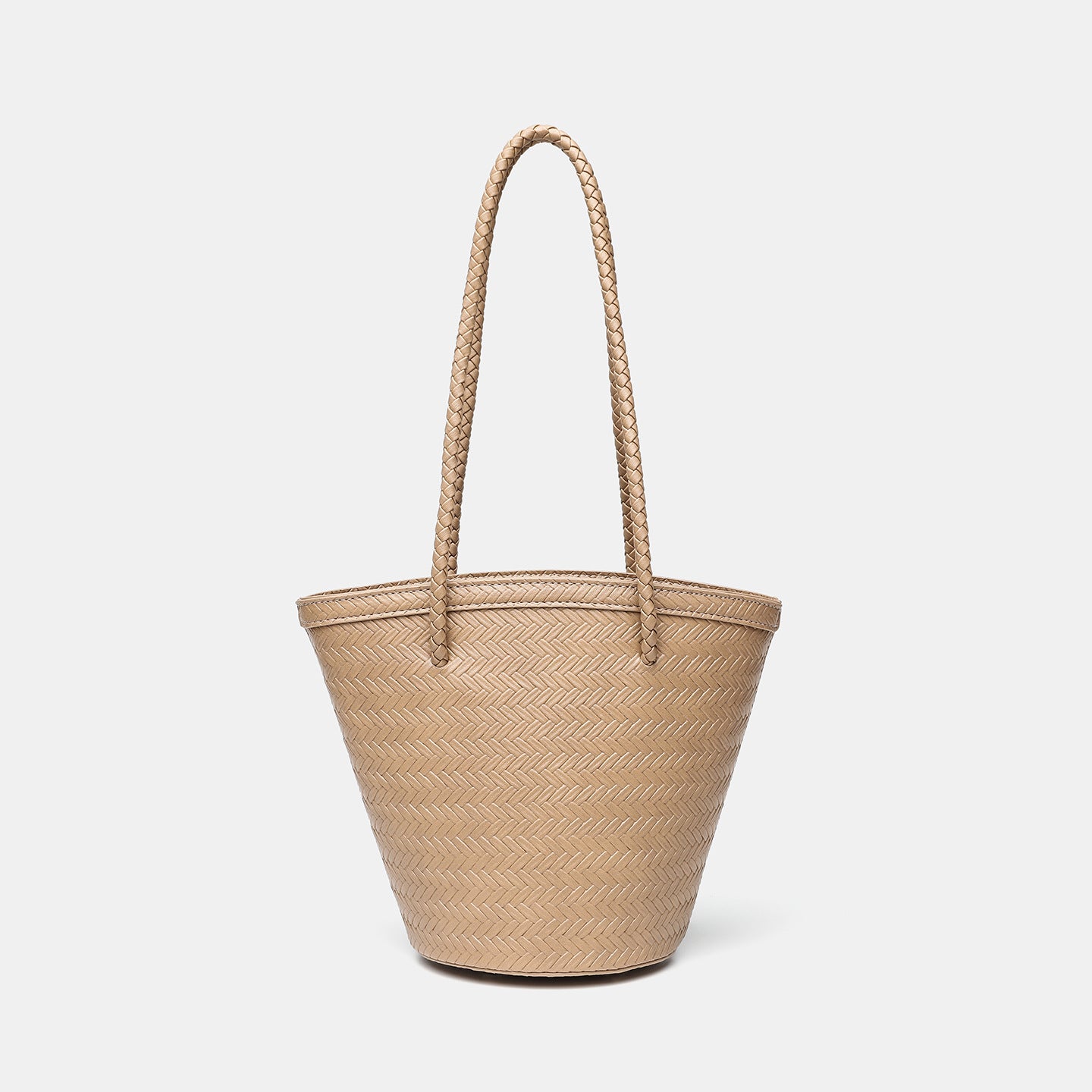 Autumn Niche High-grade Woven Vegetable Basket Simple Commute Portable Women's Shoulder Bag