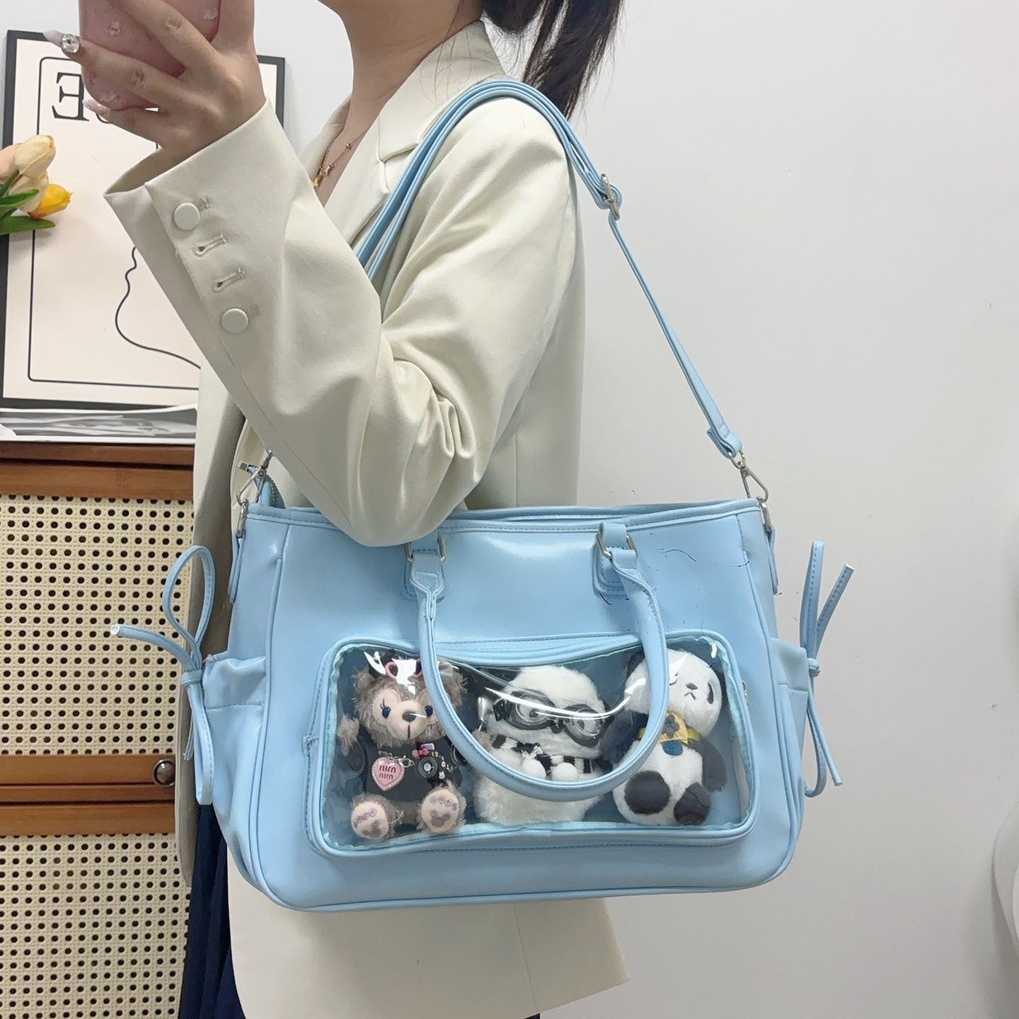 Star Catcher Concert Collection Light Bracket Versatile Large Capacity Cartoon Women's Shoulder Bag