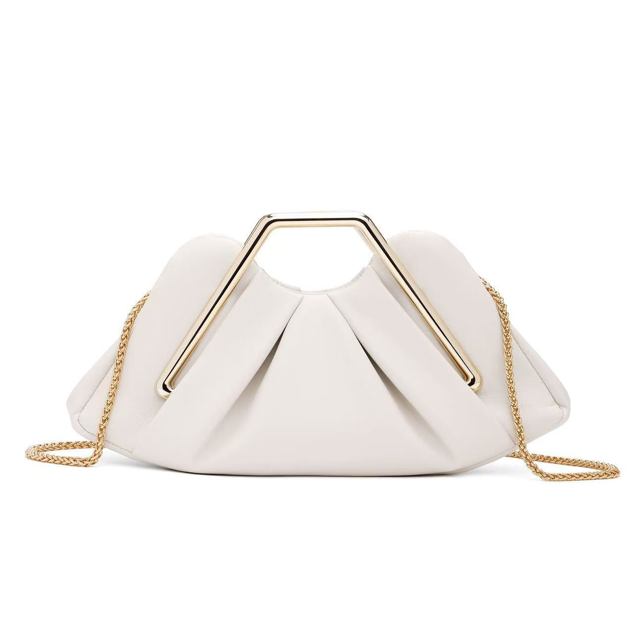 Women's Soft Leather Niche Cloud Party Senior Bags