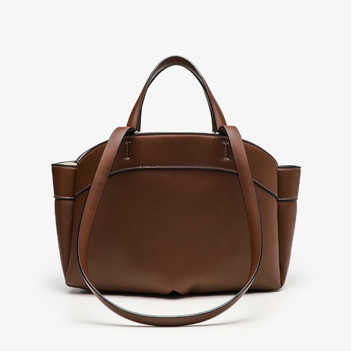 Brown Autumn Fashion Large Capacity Combination Women's Shoulder Bag