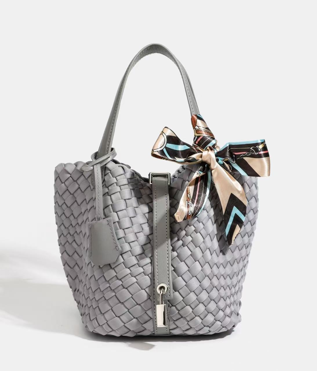 Design Nylon Cloth Hand-woven Vegetable Basket Women's Handbag