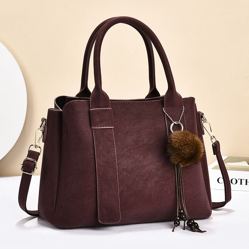 Women's Retro Fashion Large Capacity Mom Commuter Women's Handbag
