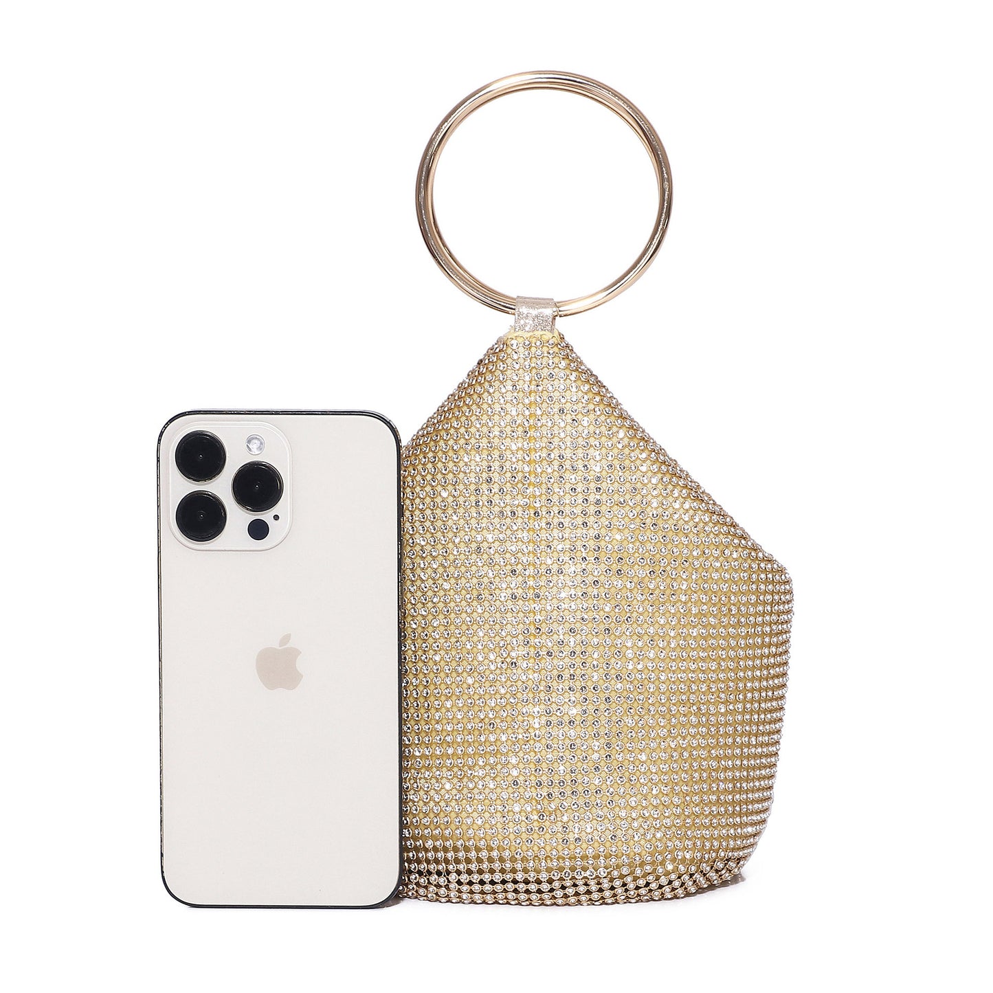 Full Diamond Portable Vegetable Basket Rhinestone Fashion Dinner Bag