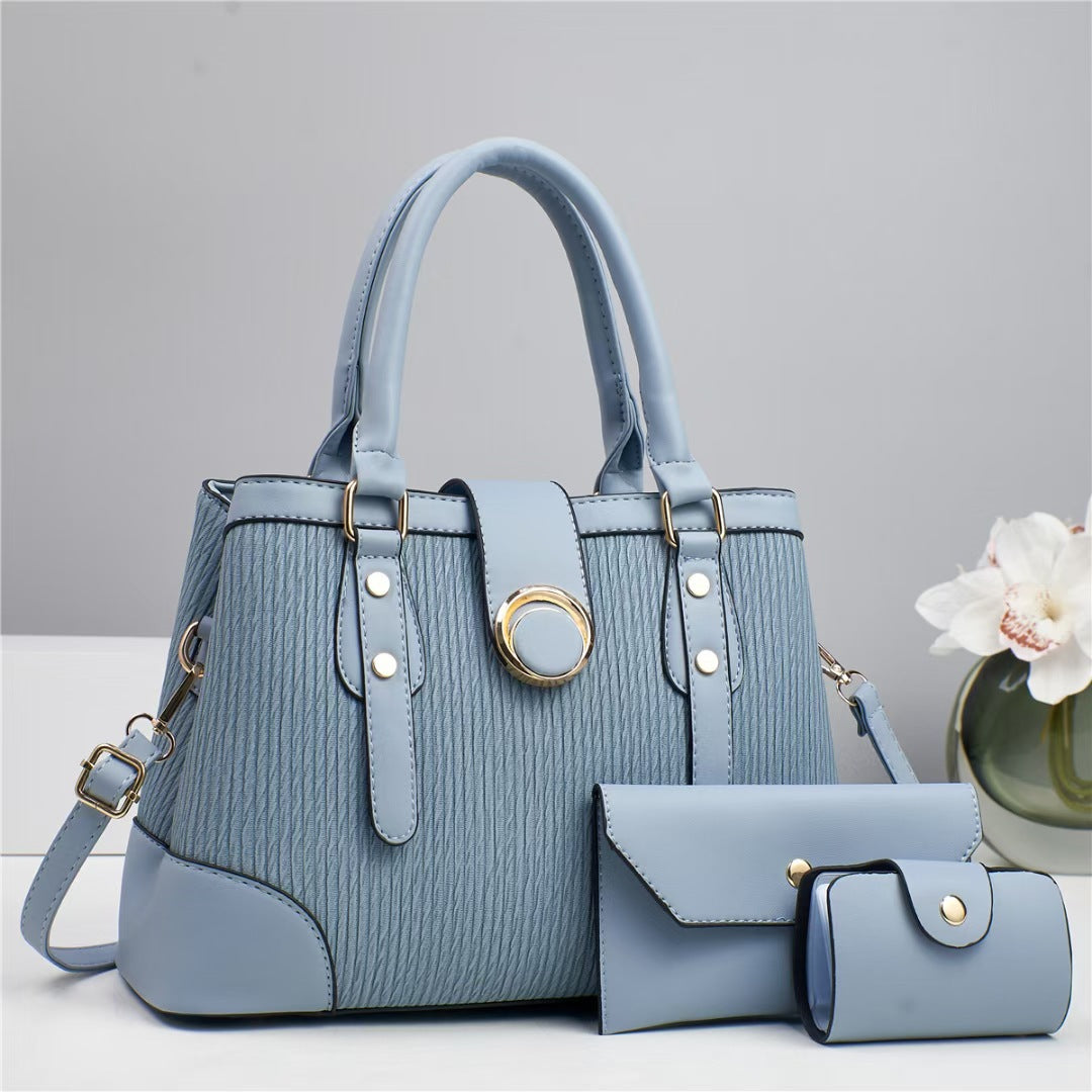 Women's Three-piece Retro Large Capacity Combination Fashion Bags