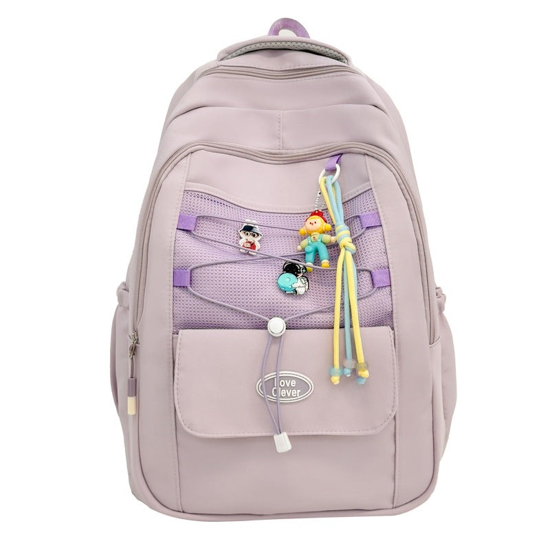 Female Korean High Style Junior Large Capacity Backpacks
