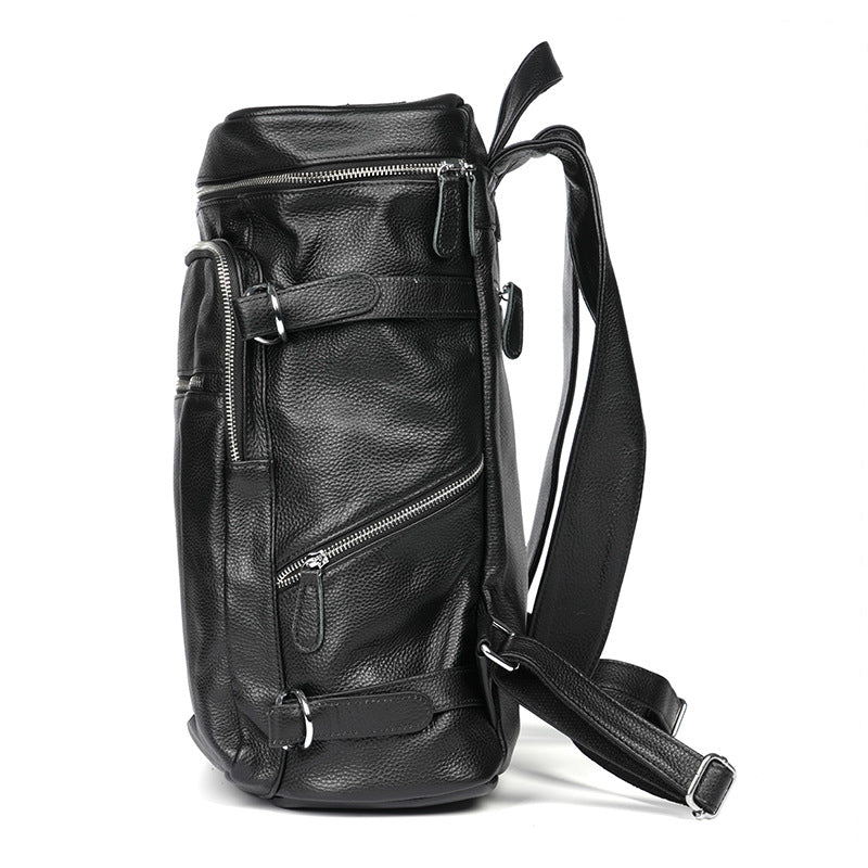Top Layer Cowhide Large Capacity Retro Leather Leisure Backpack