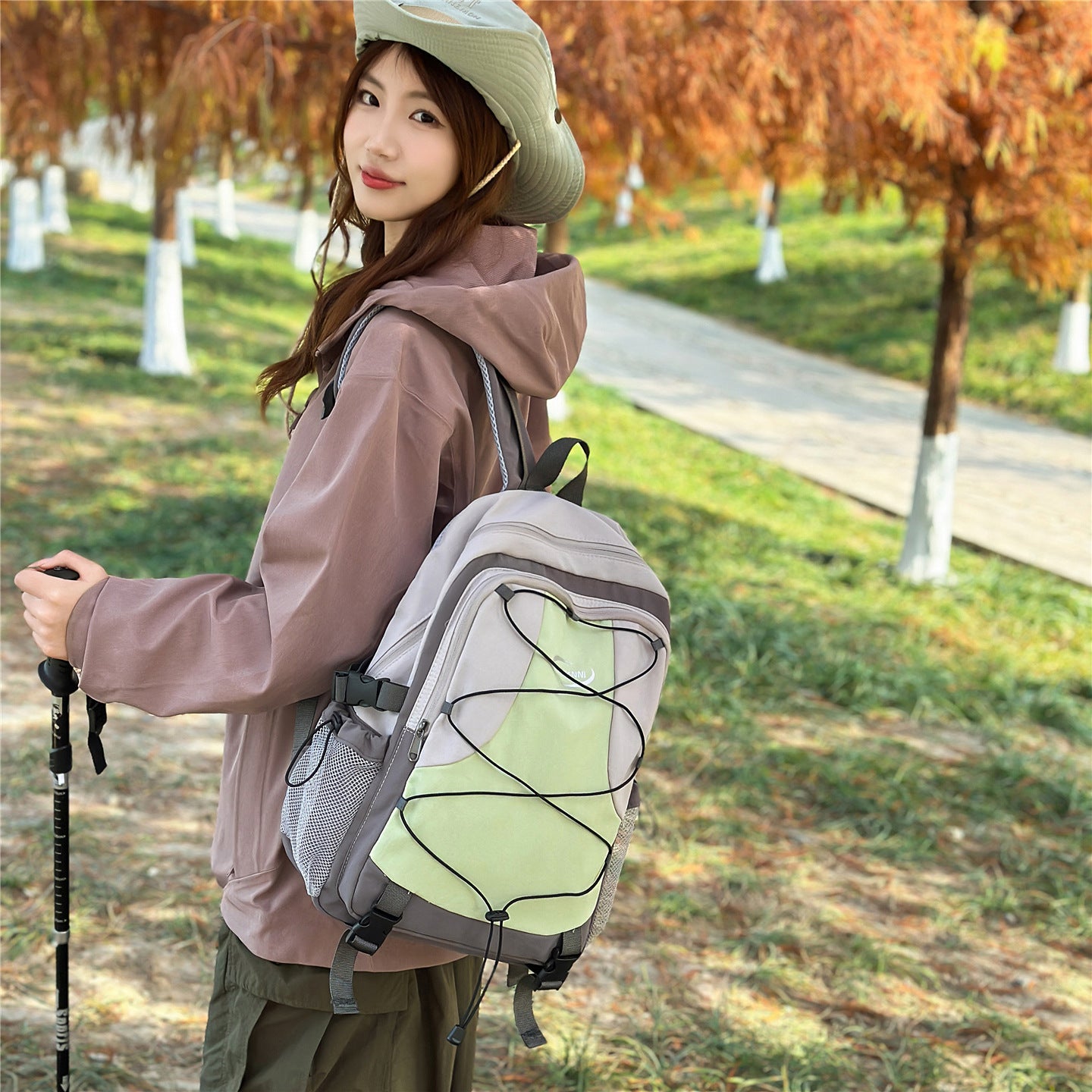 Cool Versatile Nylon Lightweight Multifunctional Leisure Backpacks