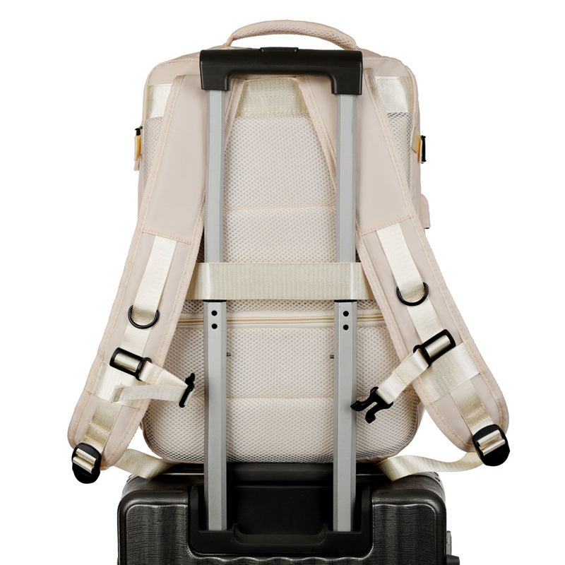Women's & Men's Business Simple Trip Large Capacity Waterproof Luggage