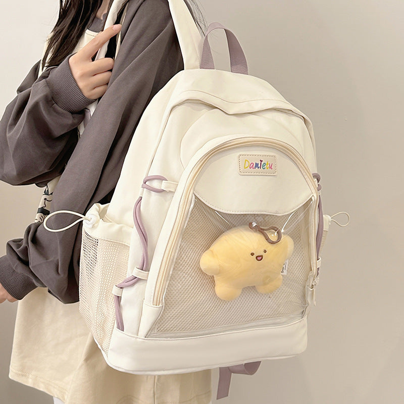 Cartoon Snacks Simple Two-dimensional Grain Lightweight Junior Bags