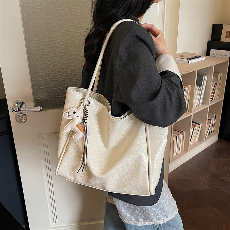 Women's Niche Fashion Large Capacity Commuter Versatile High Women's Shoulder Bag