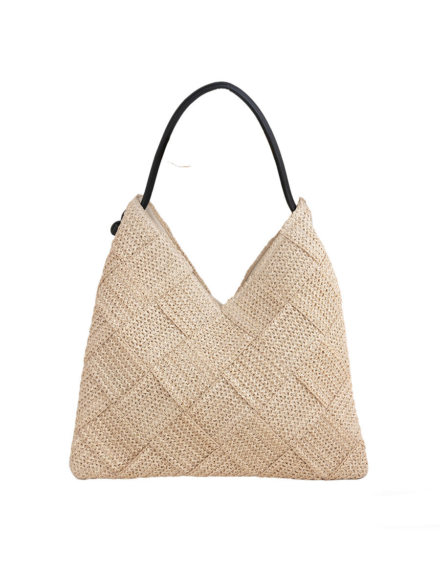 Women's Woven Portable Seaside Vacation Beach Urban Women's Shoulder Bag