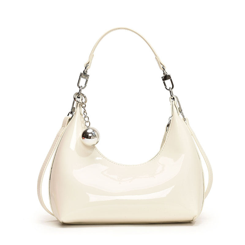 Lux Underarm Horn Female Fashion Patent Bags