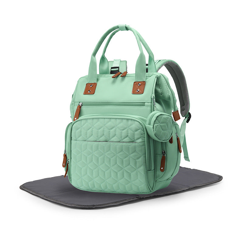 Diamond Lattice Spine Protection Diaper Waterproof Mummy Bag