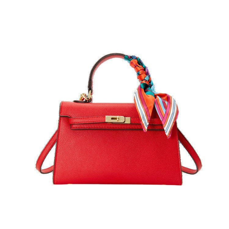 Women's Versatile Commuter Silk Scarf Fashion Retro Women's Shoulder Bag