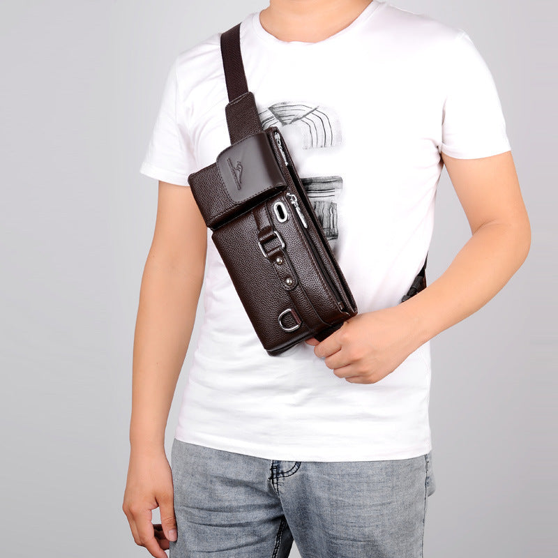 Comfortable Glamorous Men's Large Capacity Kangaroo Bags