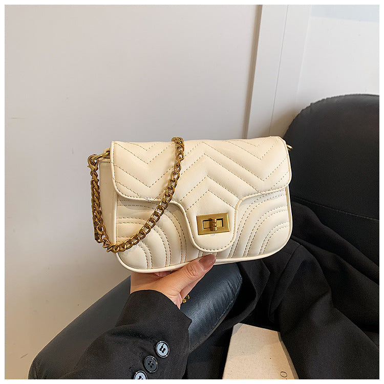 Women's Affordable Luxury Style One Portable Leisure Commuter Minority Mini Chain Women's Messenger Bag