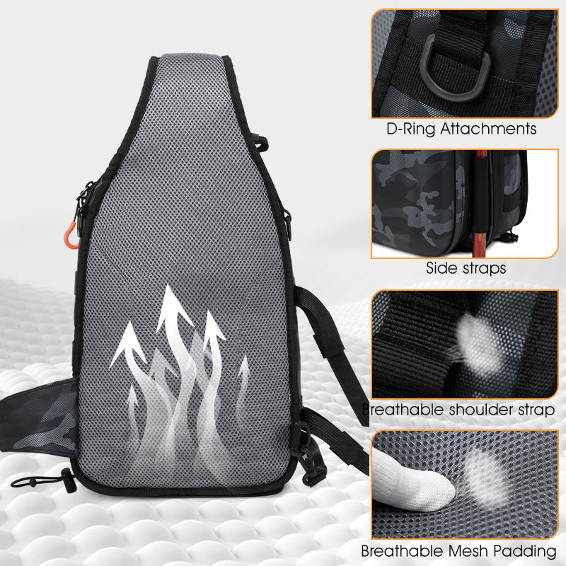 Women's & Men's Multifunctional Lure Waterproof Slanted Tourist Cycling Sports Satchel, Hanging Bag