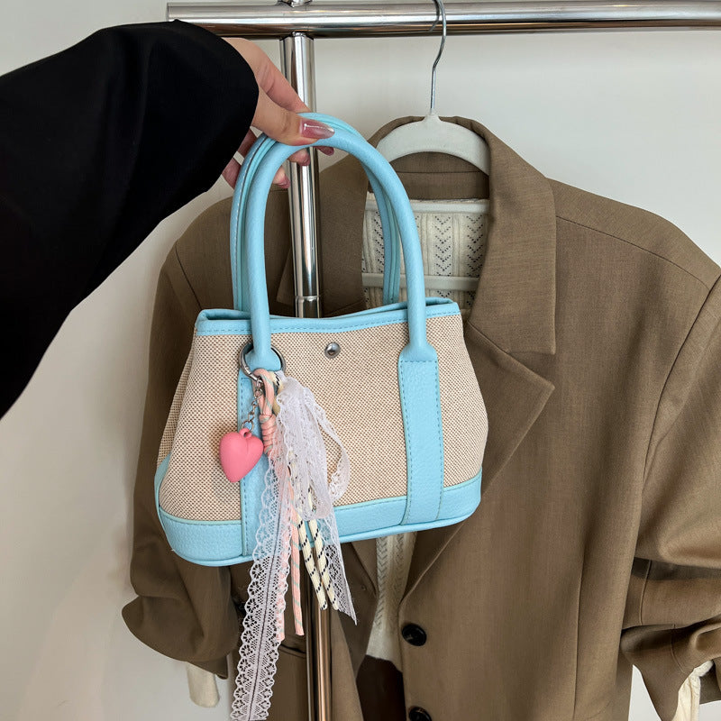 Women's Super Popular Niche Contrast Color Fashion Handbags