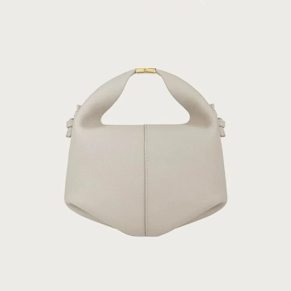 Women's French Niche Lunch Genuine Leather Single High Bags