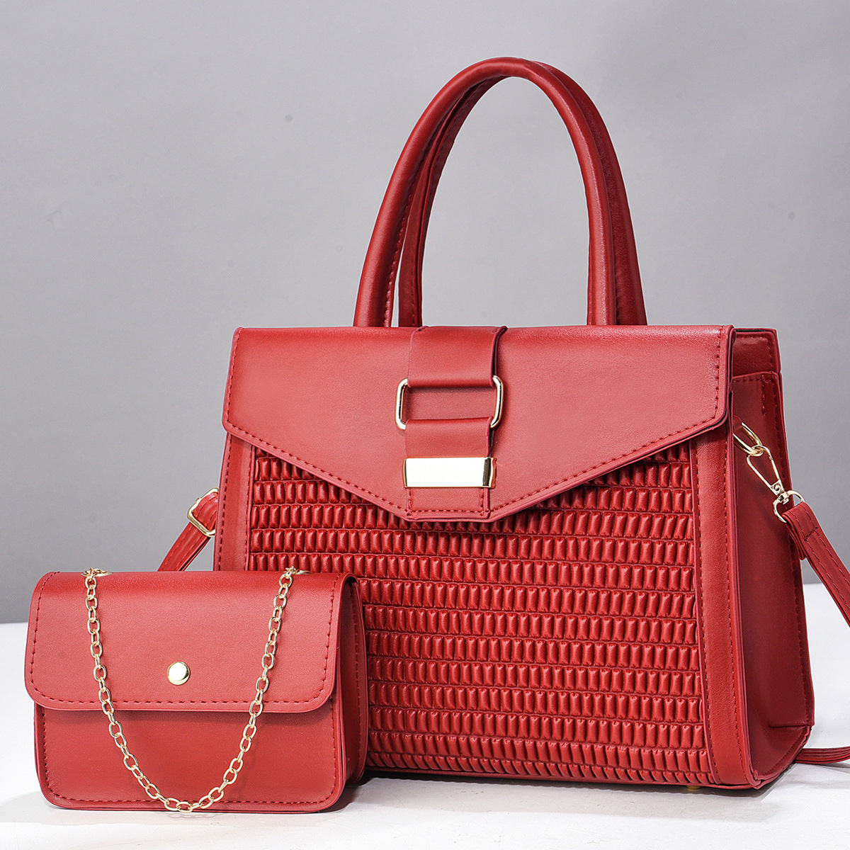 Design Light Luxury Exquisite High-grade Two-piece Large Handbags
