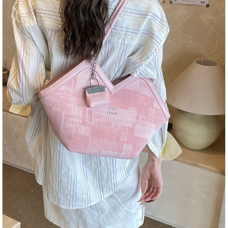 Women's Capacity Commuter Fashion High Sense Korean Women's Shoulder Bag