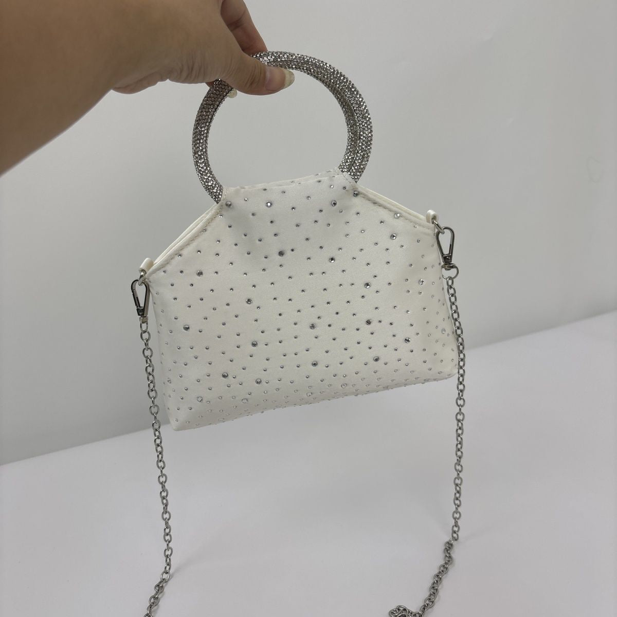 Women's Dinner Style Portable Fashion Rhinestone Women's Handbag