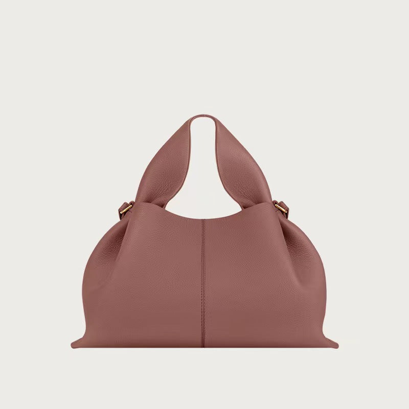 Delivery Cloud Genuine Leather Niche Dumpling Women's Shoulder Bag