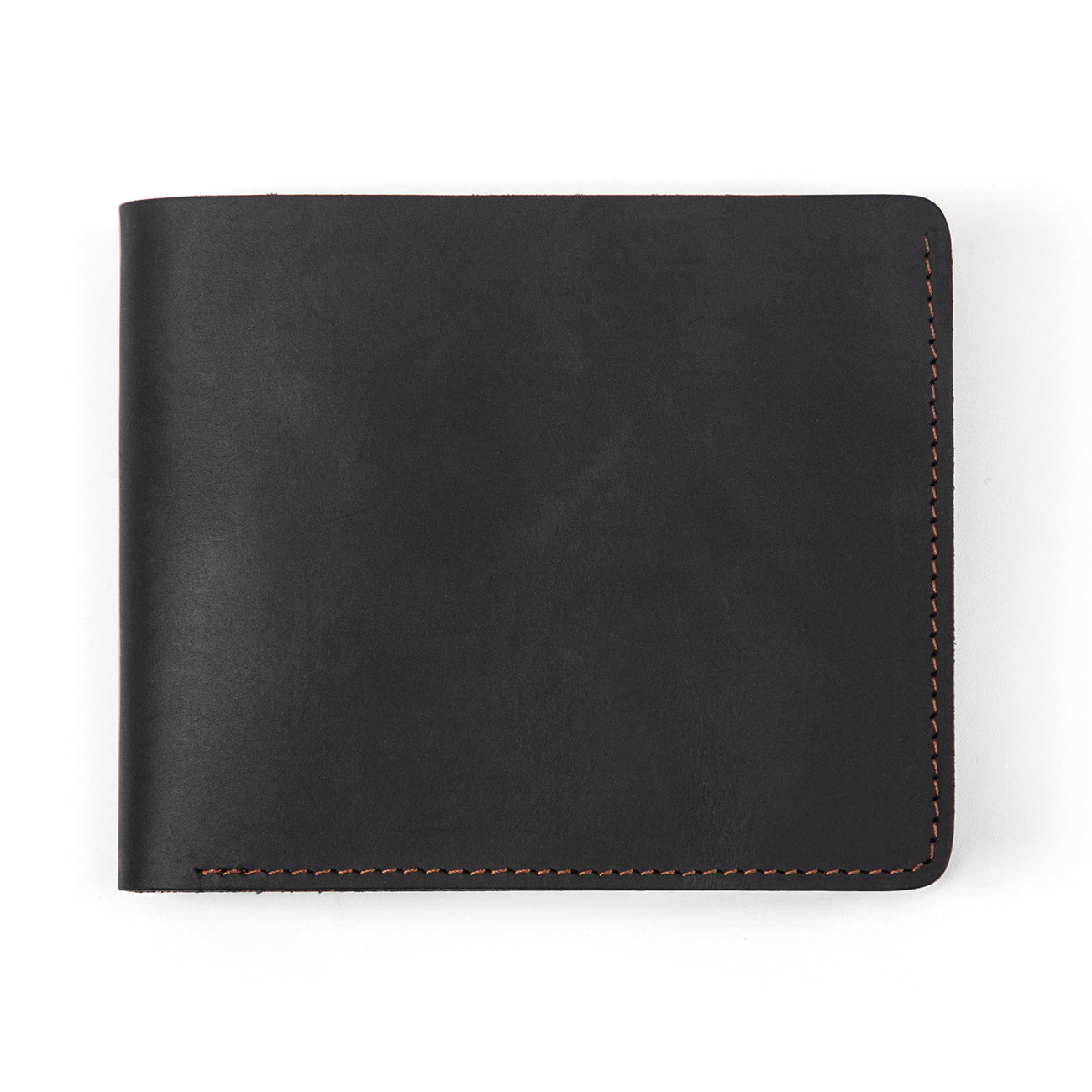 Men's Business Vintage Genuine Leather 2 Fold Bags