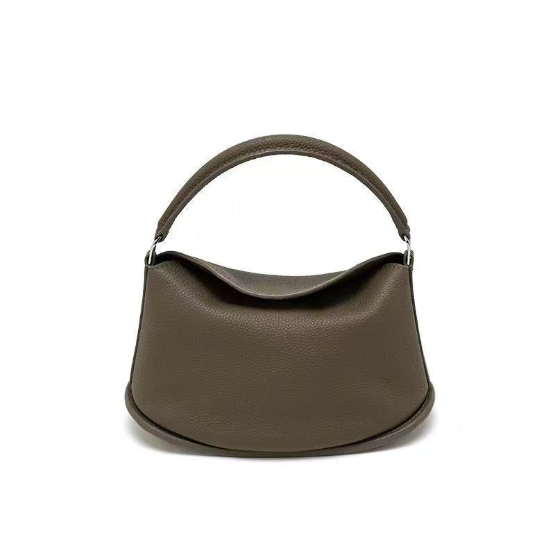 Women's Interest Light Luxury Lunch Box Genuine Leather Simple Bags