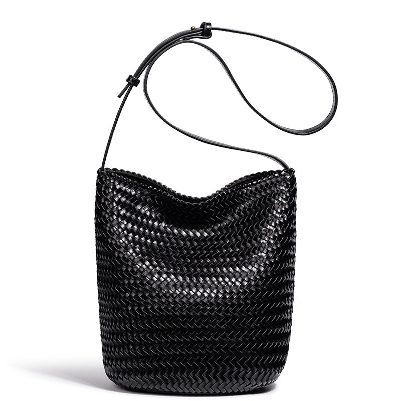Women's Hand-woven Fashion Vacation Style Large Capacity Bucket Bags