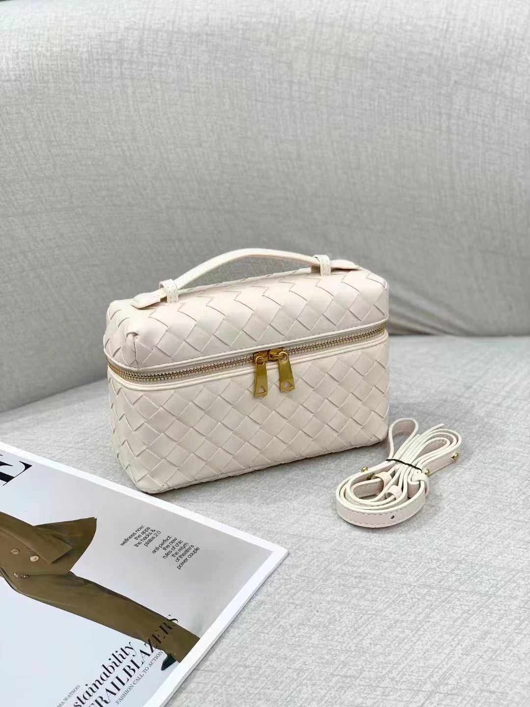 Women's Box Diamond Check Chain For Handbags