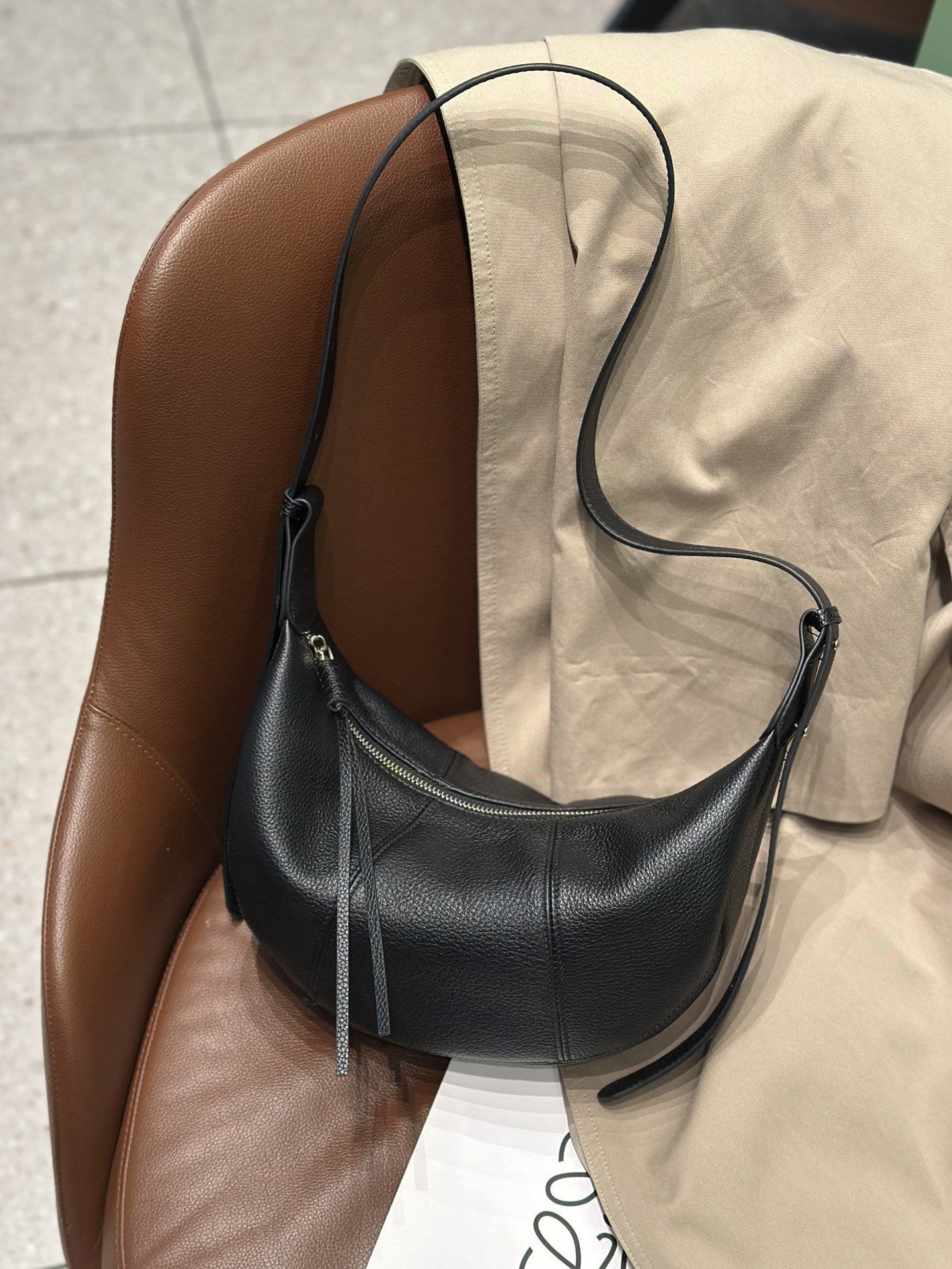 First Layer Cowhide Dumpling Niche High-grade Western Style Genuine Women's Shoulder Bag