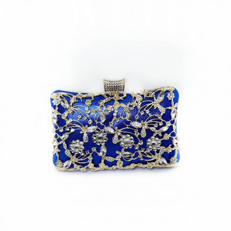 Women's Fashion With Diamonds Banquet Clutch Gift Handbags