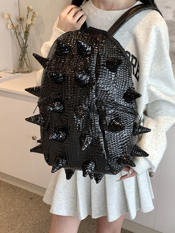 Trendy Fashion Cool Three-dimensional Hedgehog Funny Personality Creative Sea Cucumber Leisure Backpack