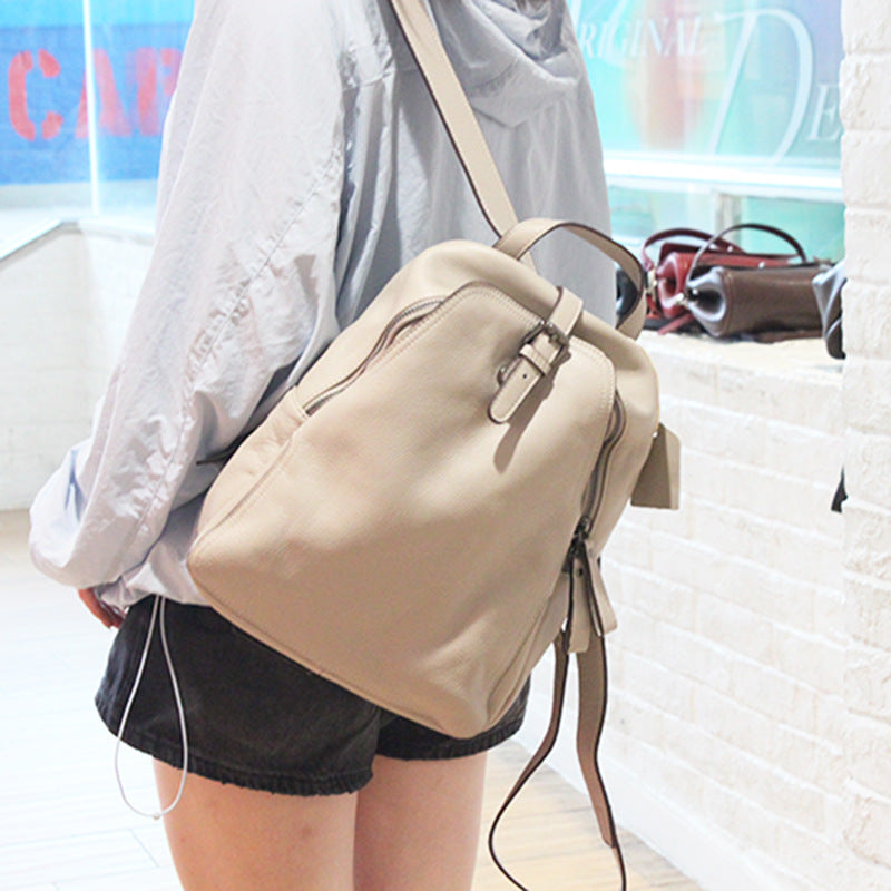 Women's Today Popular Leisure Solid Color Oxford Backpacks