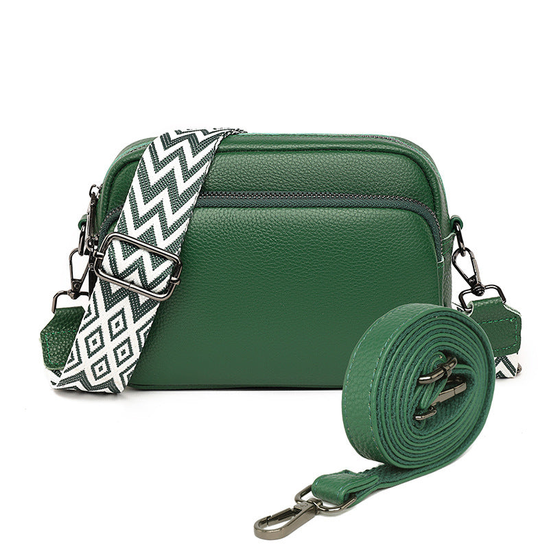 Women's First Layer Cowhide Simple Retro Fashion Shoulder Bags