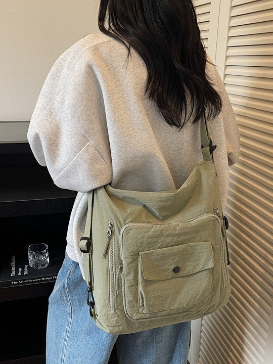 Women's Large Capacity Canvas Lightweight Multifunctional Sling Women's Shoulder Bag